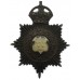 Warrington Borough Police Night Helmet Plate -King's Crown