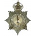 Warrington Borough Police Helmet Plate -King's Crown