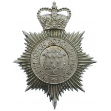 Warrington Borough Police Helmet Plate -Queen's Crown