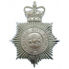 Carlisle City Police Helmet Plate - Queen's Crown