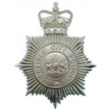 Carlisle City Police Helmet Plate - Queen's Crown