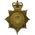 Shropshire Constabulary Night Helmet Plate - Queen's Crown