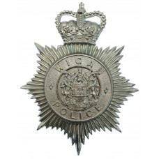 Wigan Borough Police Helmet Plate - Queen's Crown