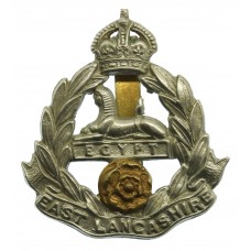 East Lancashire Regiment Cap Badge - King's Crown