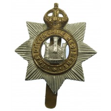 Devonshire Regiment Cap Badge - King's crown