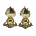 Pair of Royal Artillery Anodised (Staybrite) Collar Badges