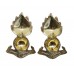Pair of Royal Artillery Anodised (Staybrite) Collar Badges