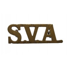 Singapore Volunteer Artillery (S.V.A.) Shoulder Title
