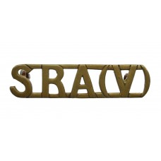 Singapore Royal Artillery (Volunteers) (S.V.A. (V)) Shoulder Title