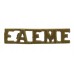 East Africa Electrical & Mechanical Engineers (E.A.E.M.E.) WW2 Shoulder Title