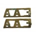 Pair of East Africa Artillery (E.A.A. ) WW2 Shoulder Titles