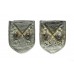 Pair of Peterborough City Police Collar Badges