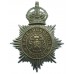 Hyde Borough Police Helmet Plate - King's Crown