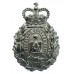 Sunderland Borough Police Wreath Helmet Plate - Queen's Crown