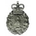 Sunderland Borough Police Wreath Helmet Plate - Queen's Crown