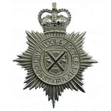 Liverpool & Bootle Constabulary Helmet Plate - Queen's Crown