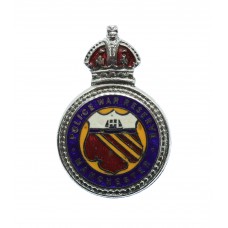 Manchester City Police War Reserve Enamelled Lapel Badge - King's Crown