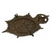 Manchester City Police Blackened Brass Night Helmet Plate - King's Crown