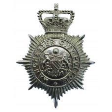 Manchester City Police Helmet Plate - Queen's Crown