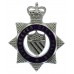 Manchester City Police Senior Officer's Enamelled Cap Badge - Queen's Crown (One Piece)