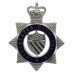 Manchester City Police Senior Officer's Enamelled Cap Badge - Queen's Crown (One Piece)