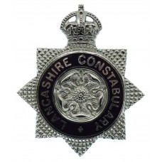 Lancashire Constabulary Senior Officer's  Enamelled Cap Badge - K