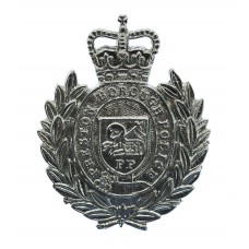 Preston Borough Police Wreath Cap Badge - Queen's Crown