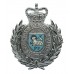Preston Borough Police Enamelled Wreath Helmet Plate - Queen's Crown