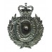 Preston Borough Police Enamelled Wreath Helmet Plate - Queen's Crown