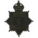 Southampton Police Night Helmet Plate - King's Crown