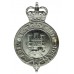 Norwich City Police Helmet Plate - Queen's Crown