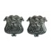 Pair of Derby Borough Police Collar Badges