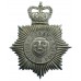 Derby Borough Police Helmet Plate - Queen's Crown