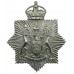 Derby Borough Police Star Helmet Plate - King's Crown