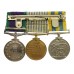 Queen's Korea Medal, UN Korea Medal and Campaign Service Medal (Clasp - Borneo) Medal Group of Three - W.O.Cl.2. J.A. Matty, Royal Artillery