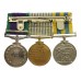 Queen's Korea Medal, UN Korea Medal and Campaign Service Medal (Clasp - Borneo) Medal Group of Three - W.O.Cl.2. J.A. Matty, Royal Artillery