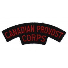 Canadian Provost Corps (CANADIAN PROVOST/CORPS) Cloth Shoulder Ti