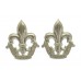 Pair of Canadian Royal 22nd Regiment Collar Badges 