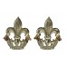 Pair of Canadian Royal 22nd Regiment Collar Badges 