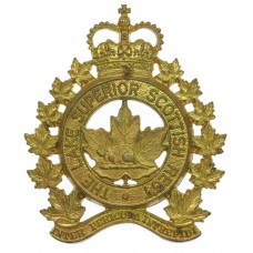 Canadian Lake Superior Scottish Regiment Cap Badge  - Queen's Cro