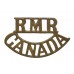 Canadian Royal Montreal Regiment (RMR/CANADA) Shoulder Title