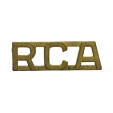 Royal Canadian Artillery (R.C.A.) Shoulder Title