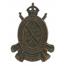 Canadian Infantry Corps Cap Badge - King's Crown