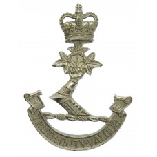 Royal Military College Canada (Truth - Duty - Valour) Cap Badge - Queen's Crown