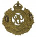 George VI Royal Canadian Engineers Cap Badge - King's Crown