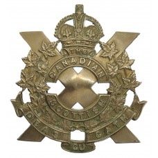 Canadian Scottish Regiment Cap Badge - King's Crown