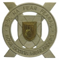 Canadian Nova Scotia Highlanders Cap Badge 