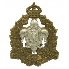 Canadian Le Regiment de Maisonneuve Cap Badge - King's Crown