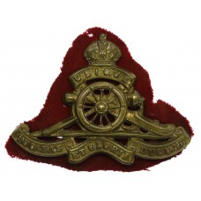 Canadian Field Artillery Cap Badge - King's Crown