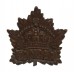 Canadian Canada WW1 General Service Cap Badge (P.W. Ellis & Co. 1914)